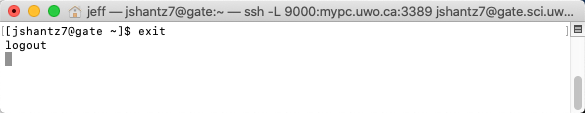Terminal - Disconnecting