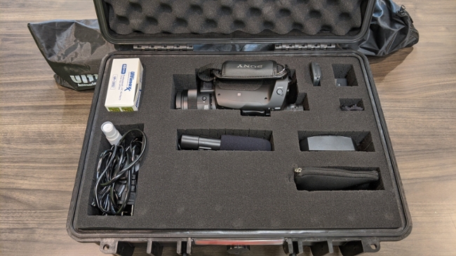View of Camera In Case
