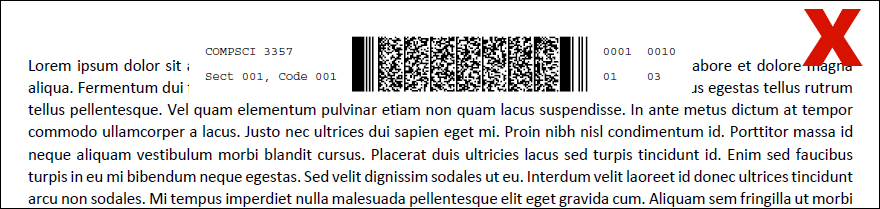 Insufficient top margin causing overlap