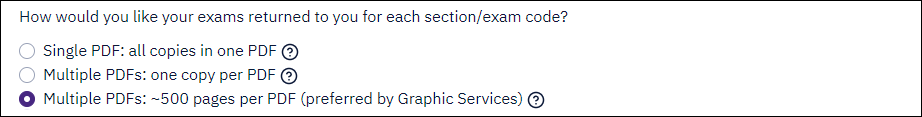 Exam Preflight Tool - ~500-page per PDF packaging option