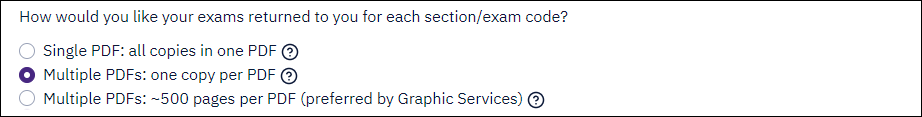 Exam Preflight Tool - One copy per PDF packaging option