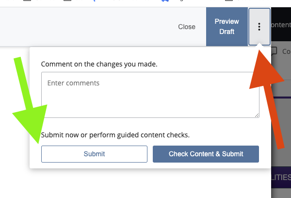 Image of the Save options in Cascade